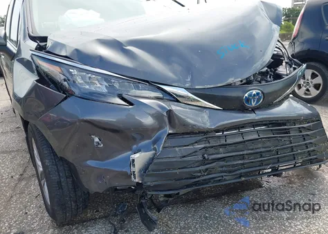 2025 Toyota Sienna Le из США, поврежденный, VIN 5TDBSKFC7SS160831